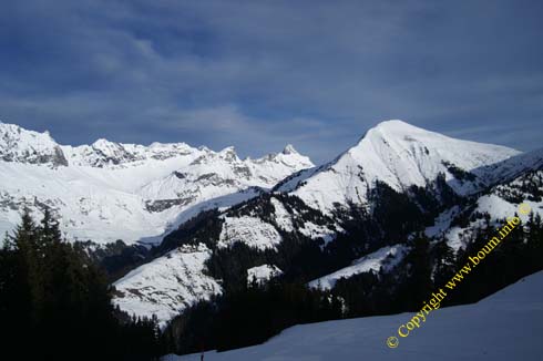 20070110 0006 val arly mont blanc domaine skiable jaillet paysage montagne neige