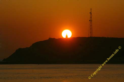 20070419 0175 cotentin plage mer barneville carteret coucher soleil phare